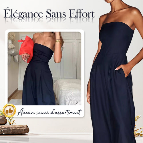 Jumpsuit sans manches avec poches